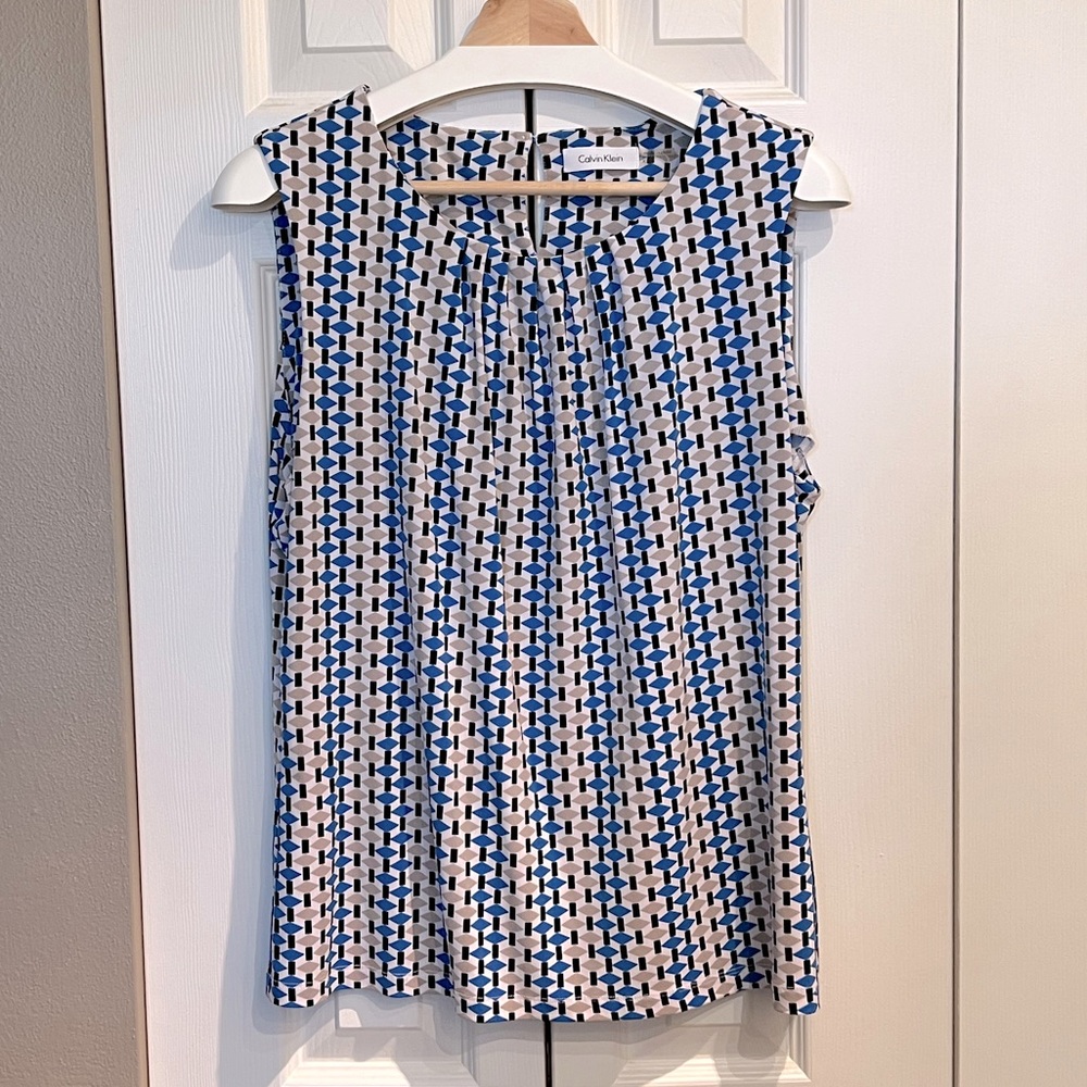 Calvin Klein Sleeveless Blouse - Sz XL